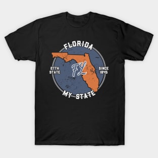 Florida My State Patriot State Tourist Gift T-Shirt